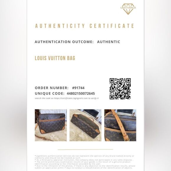 Authentic LOUIS VUITTON Trocadero 30 Monogram Shoulder Bag - Picture 17 of 17